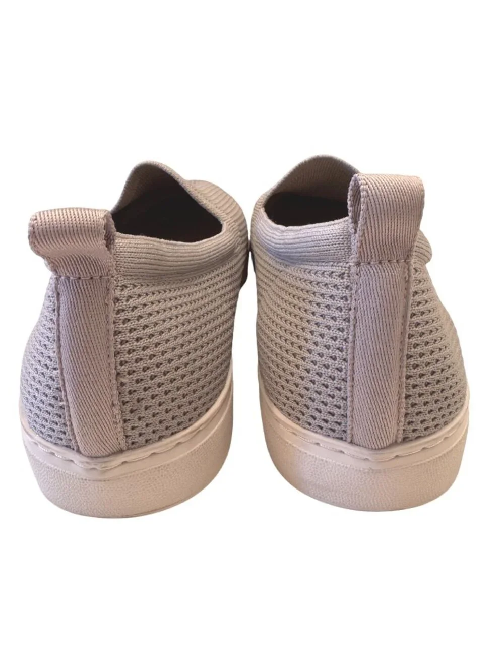 Abeo Encore Knit Size 8.5 Women’s Slip On Sneaker Taupe EUC Arch Support Ortho